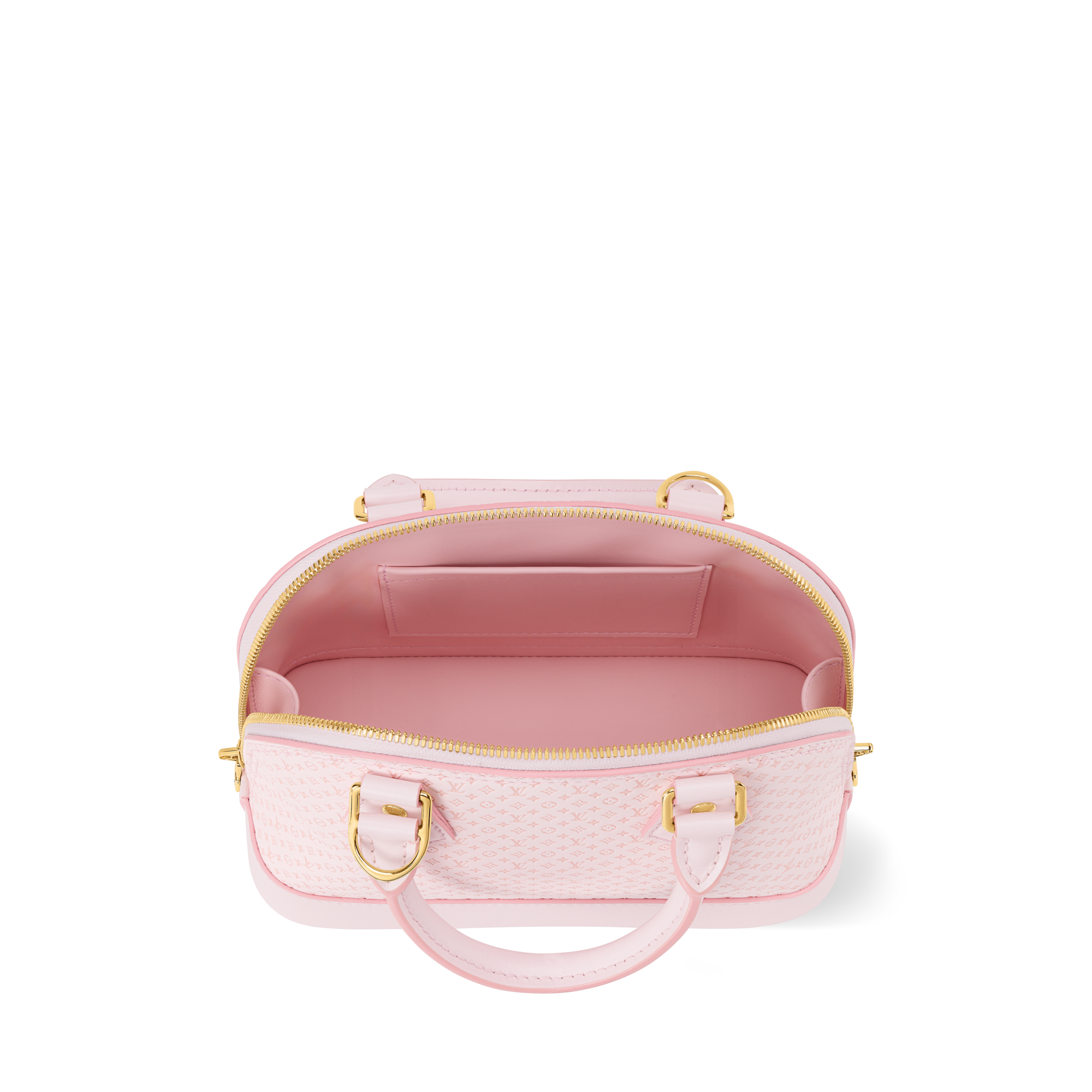 LOUIS VUITTON ルイ ヴィトンM80084バイカラー鞄ローズ白ピンク ルイ・ヴィトン25年春バッグ、ほんのりピンクレザー×モノグラム